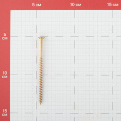 Саморезы универсальные 90x5,0 мм желтые (100 шт.) - фото 3