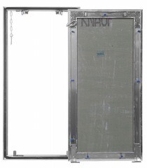 Люк ревизионный под плитку Хаммер Гиппократ-П алюминиевый 300х600 мм скрытый нажимной - фото 8