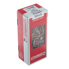 Саморезы оконные 32x3,9 мм с буром желтые (500 шт.) - фото 2