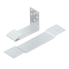 Опора бруса скользящая оцинкованная 90х90х40х2 мм - фото 4