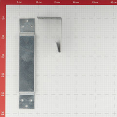 Опора бруса скользящая оцинкованная 160х90х40х2 мм - фото 3