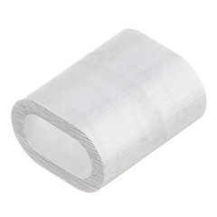 Зажим троса трубчатый d3 мм DIN 3093 (2 шт.) - фото 1