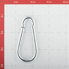 Карабин пружинный d12 мм 140 мм DIN 5299 - фото 3