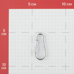 Карабин винтовой с фиксатором d4 мм 40 мм DIN 5299D - фото 3