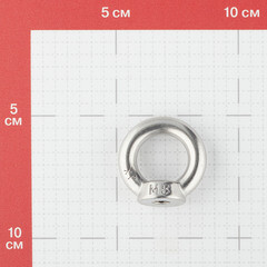 Рым-гайка M8 DIN 582 нержавеющая сталь - фото 2