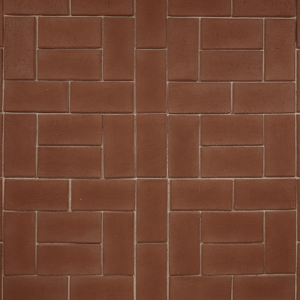 Изображение товара Клинкерная тротуарная плитка Эдинбург 200х100х50 мм темно-красная природный материал высокая морозо