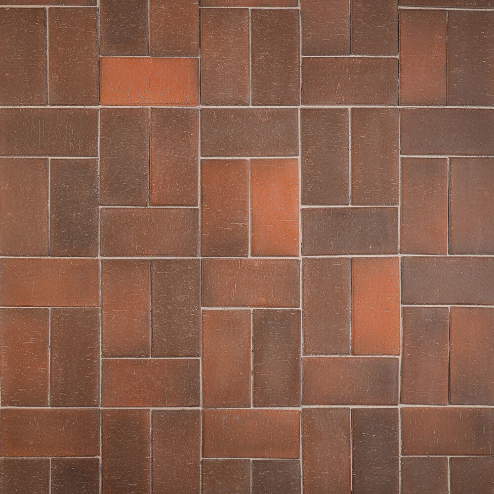 Изображение товара Клинкерная тротуарная плитка Ноттингем 200х100х50 мм красная Россия