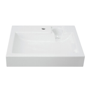 Раковина на стиральную машину Sanita Luxe Space 60х55 см (SPC55SLWB01 ...