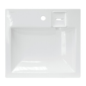 Раковина на стиральную машину Sanita Luxe Space 60х55 см (SPC55SLWB01 ...