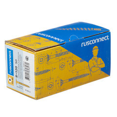 Саморезы по дереву 120x8,0 мм тарельчатая головка конструкционные (50 шт.) - фото 3