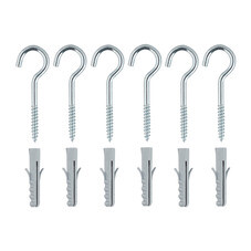 Шуруп-полукольцо с дюбелем 4,0x50 мм SX- 6 Wkret-met (6 шт.)