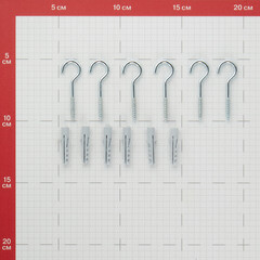 Шуруп-полукольцо с дюбелем 4,0x50 мм SX- 6 Wkret-met (6 шт.) - фото 2
