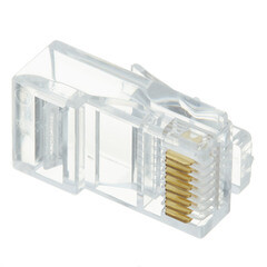 Штекер компьютерный Proconnect RJ45 8P8C CAT5e (5 шт.) (05-1021-6-9) - фото 3