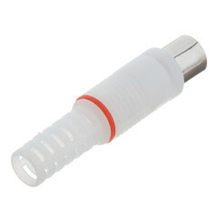 Разъем телевизионный Proconnect штекер ТВ без пайки белый - фото 4