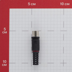 Разъем телевизионный Proconnect гнездо ТВ без пайки черный - фото 3