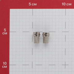 Разъем телевизионный Proconnect F-разъем RG-6 (2 шт.) (05-4003-6-02) - фото 2