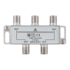 ТВ делитель Rexant 4 F-выхода (05-6003-01) - фото 6