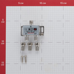 ТВ делитель Rexant 2 F-выхода +3 F-разъема (05-6101) - фото 11