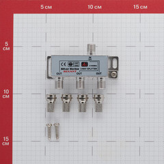 ТВ делитель Rexant 3 F-выхода +4 F-разъема (05-6102) - фото 9