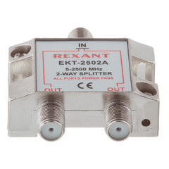 ТВ делитель Rexant Спутник 2 F-выхода (05-6201) - фото 11