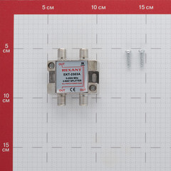ТВ делитель Rexant Спутник 3 F-выхода (05-6202) - фото 7