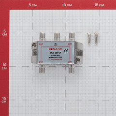 ТВ делитель Rexant Спутник 4 F-выхода (05-6203) - фото 8