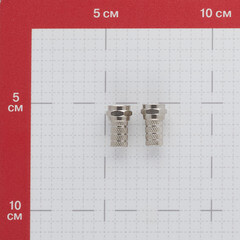 Разъем телевизионный Rexant F-Разъем RG-59 (2 шт.) (05-4002-02) - фото 3