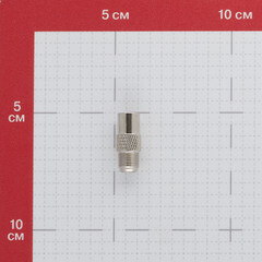 Переходник Rexant гнездо F-штекер ТВ (05-4303-01) - фото 2