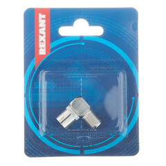 Переходник Rexant гнездо F-гнездо ТВ угловой (05-4312-01) - фото 2