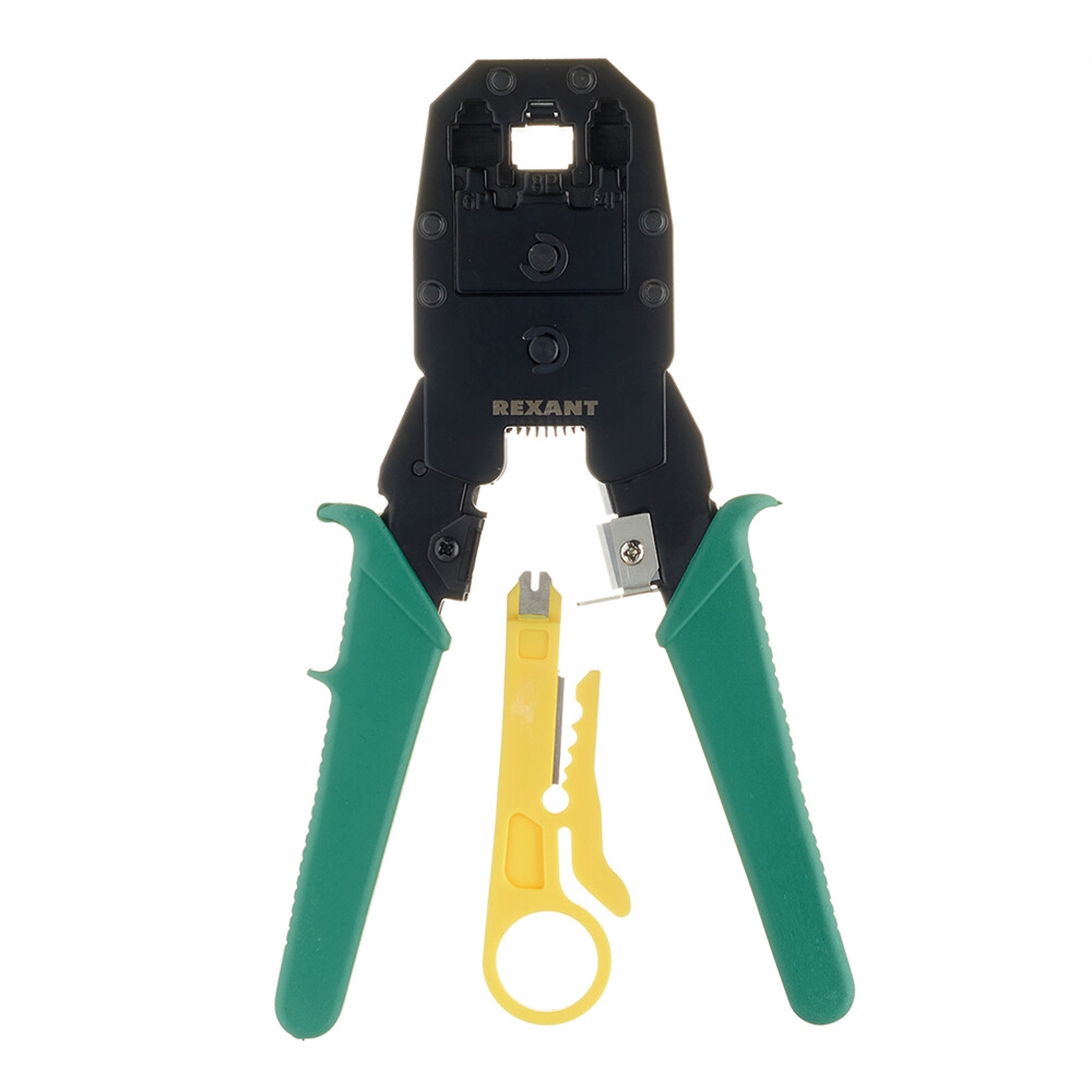 Изображение товара Рассредоточенные пресс-клещи Rexant для RJ разъемов 8P8C/6P6C/6P4C/6P2C/4P4C