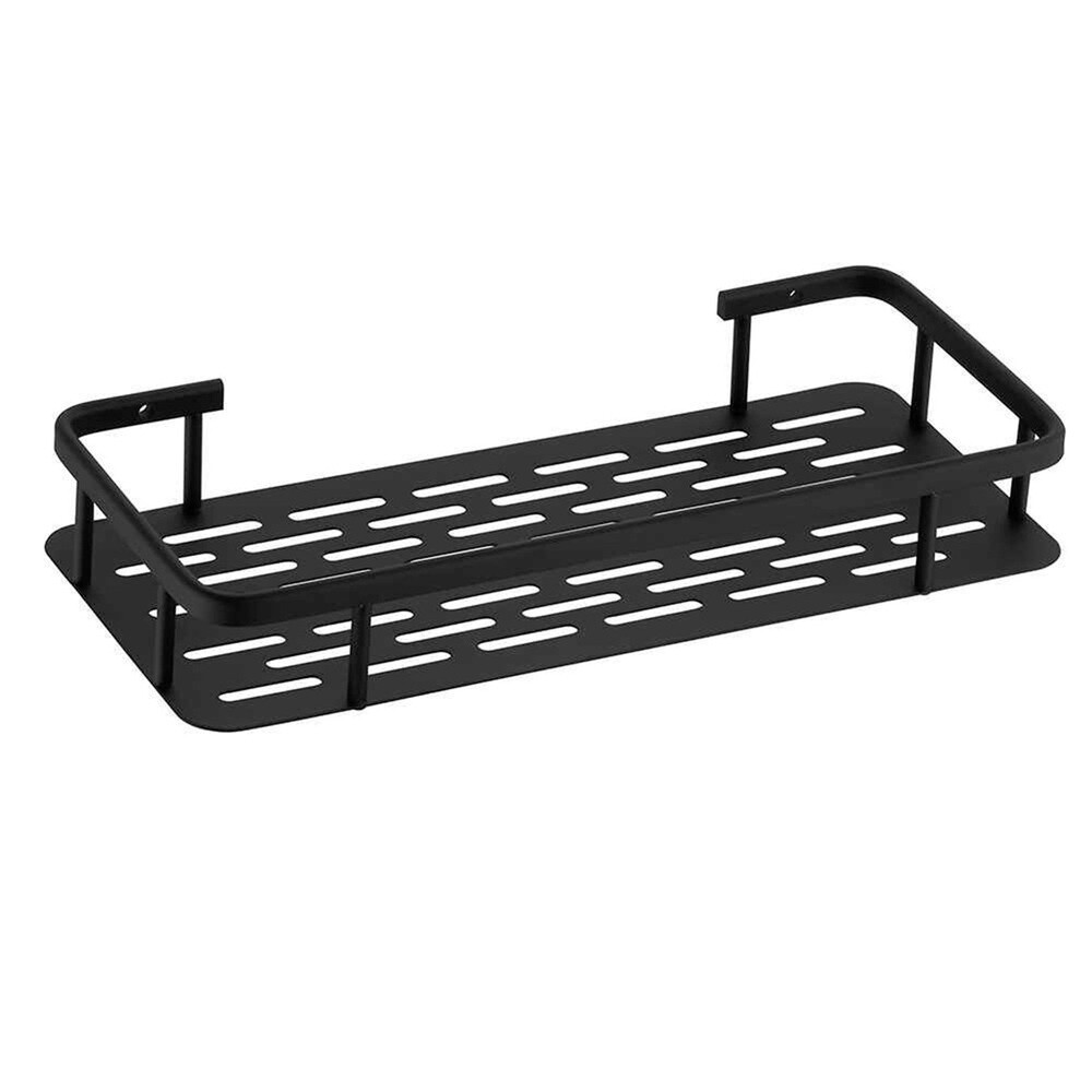 Изображение товара Полка для ванной Fashun 316х475х138 мм силумин черная (276358)