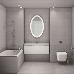 Плитка бордюр Нефрит Карен серая 400x50x8 мм - фото 6