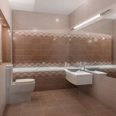 Плитка декор Нефрит Кронштадт коричневая 600x200x9 мм - фото 7