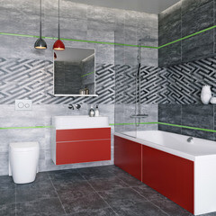 Плитка облицовочная Керамин Нью-Йорк 1Т темно-серая 600x300x8,5 мм (11 шт.=1,98 кв.м) - фото 7