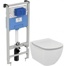 Комплект инсталляции Ideal Standard Prosys 2.0 с унитазом IS TESI и сиденьем микролифт (PK2490003)