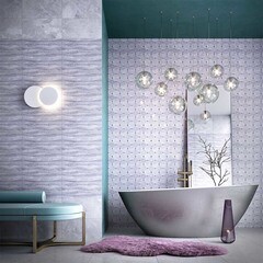 Плитка декор Нефрит Тендре геометрия серая 500x250x9 мм - фото 7