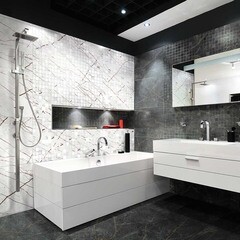 Керамогранит Idalgo Гранит Сандра черно-оливковый 1200х600х10 мм (3 шт.=2,16 кв.м) - фото 5