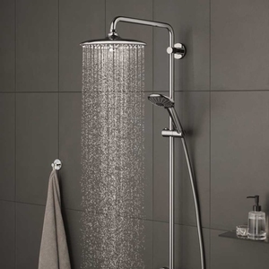 Лейка для верхнего душа Grohe Vitalio Joy d260 мм 3 режима пластик хром ...