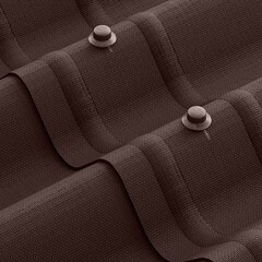 Лист волнистый Ондулин Smart коричневый 1,95х0,95 м 3 мм - фото 3