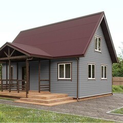 Лист волнистый Ондулин Smart красный 1,95х0,95 м 3 мм - фото 4