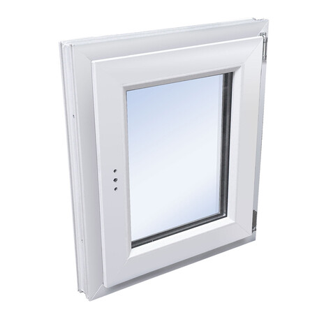 Пластиковое окно VEKA Softline 70 1160х1200 мм 2 створки левая глухая ...