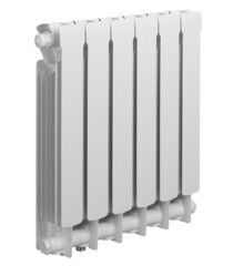 Радиатор биметаллический Rifar Base Ventil 500 мм 6 секций 3/4 нижнее правое подключение белый - фото 8