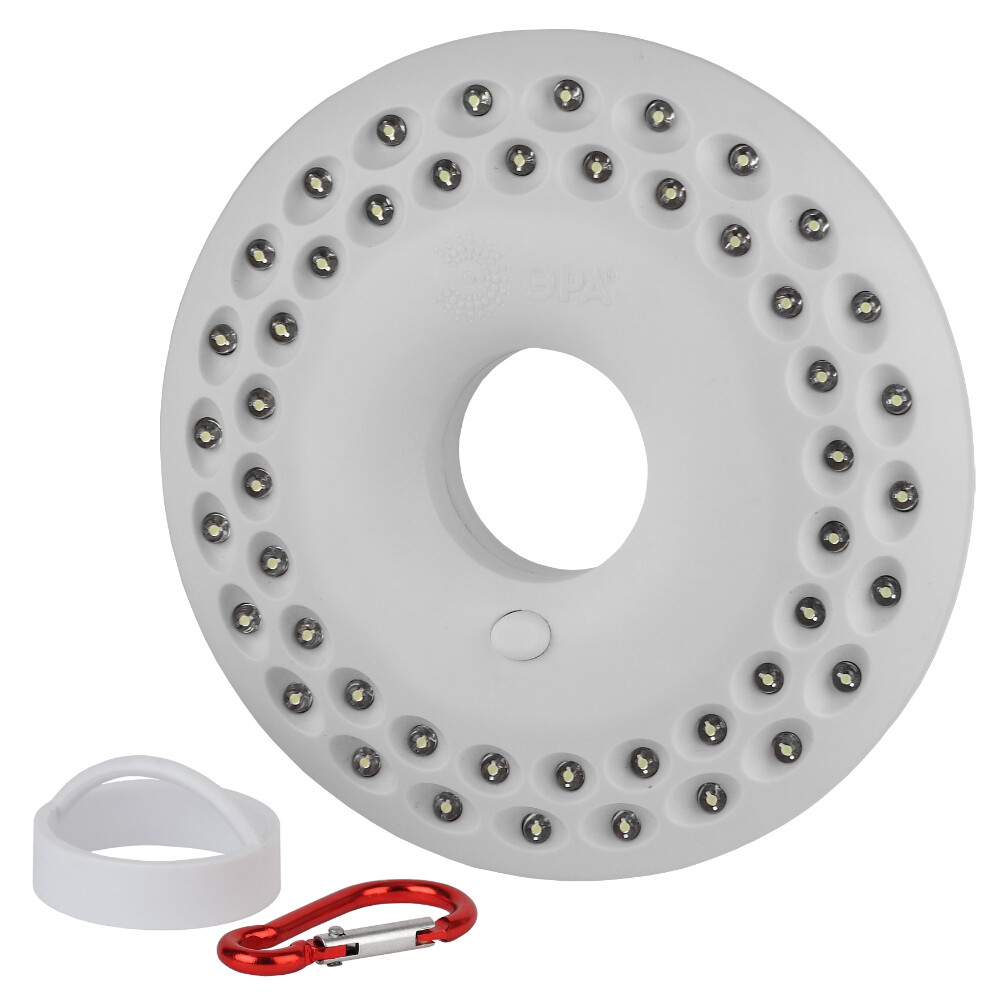 Изображение товара Фонарь кемпинговый Эра НЛО KB-601 светодиодный 48 LED 3 Вт на батарейках AA ударопрочный пластик (Б0029178)