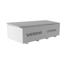 Гипсокартон Vetonit (Gyproc) Оптима 2000х1200х12,5 мм