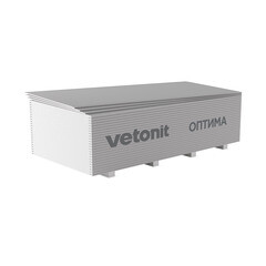 Гипсокартон Vetonit (Gyproc) Оптима 2000х1200х12,5 мм