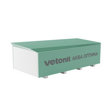 Гипсокартон Vetonit (Gyproc) Аква Оптима 2000х1200х12,5 мм влагостойкий