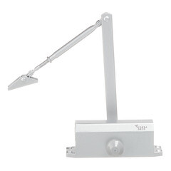 Доводчик дверной Corsa Deco (40-60 кг) серебро - фото 5