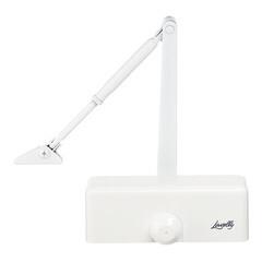 Доводчик дверной Lavelly (25-45 кг) белый - фото 5