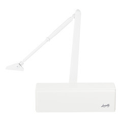 Доводчик дверной Lavelly (45-65 кг) белый - фото 7