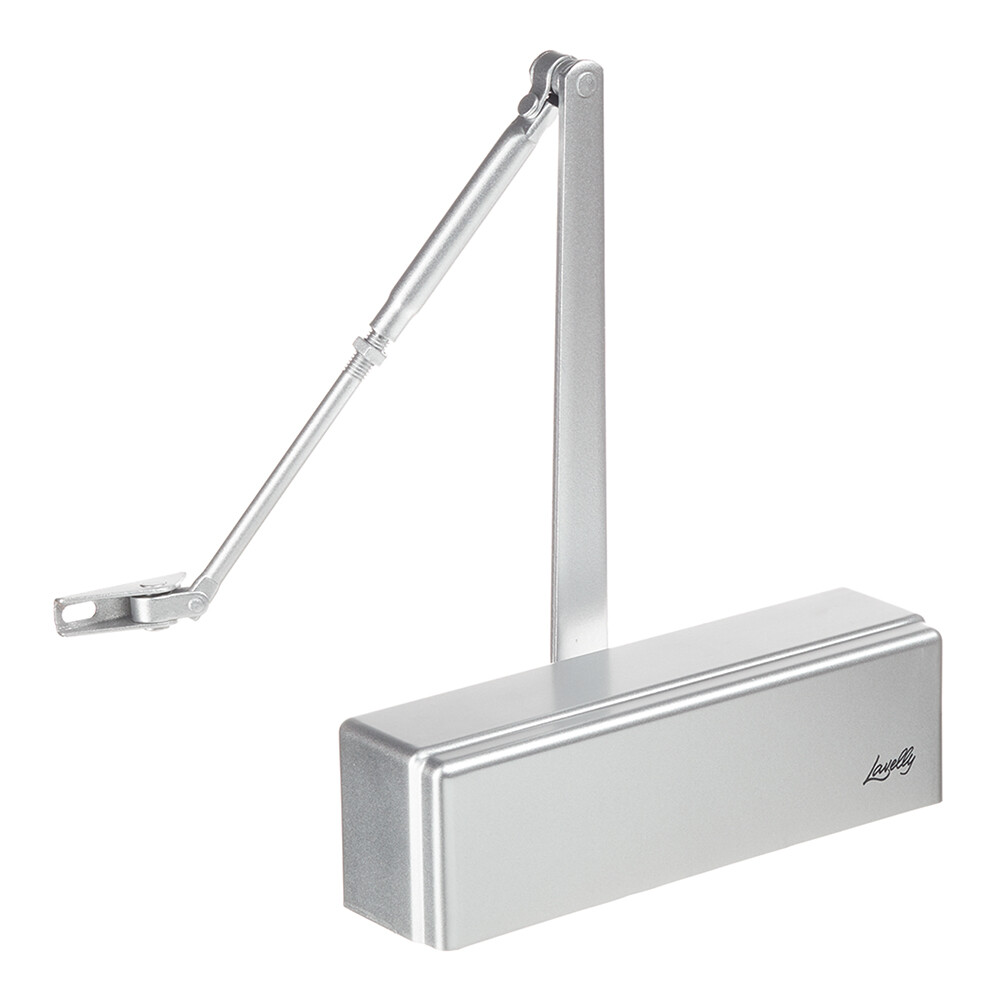 Изображение товара Доводчик Lavelly 45-65 кг Гидравлический верхний накладной серебро